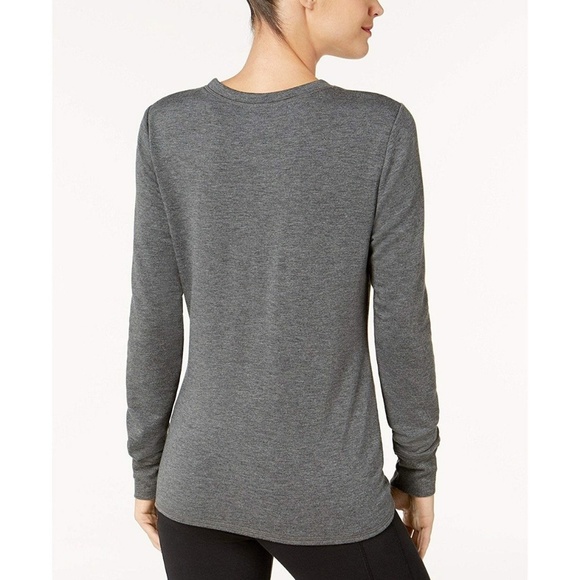 NWT Ideology Charcoal Heather Sweatshirt Size L - Picture 2 of 8